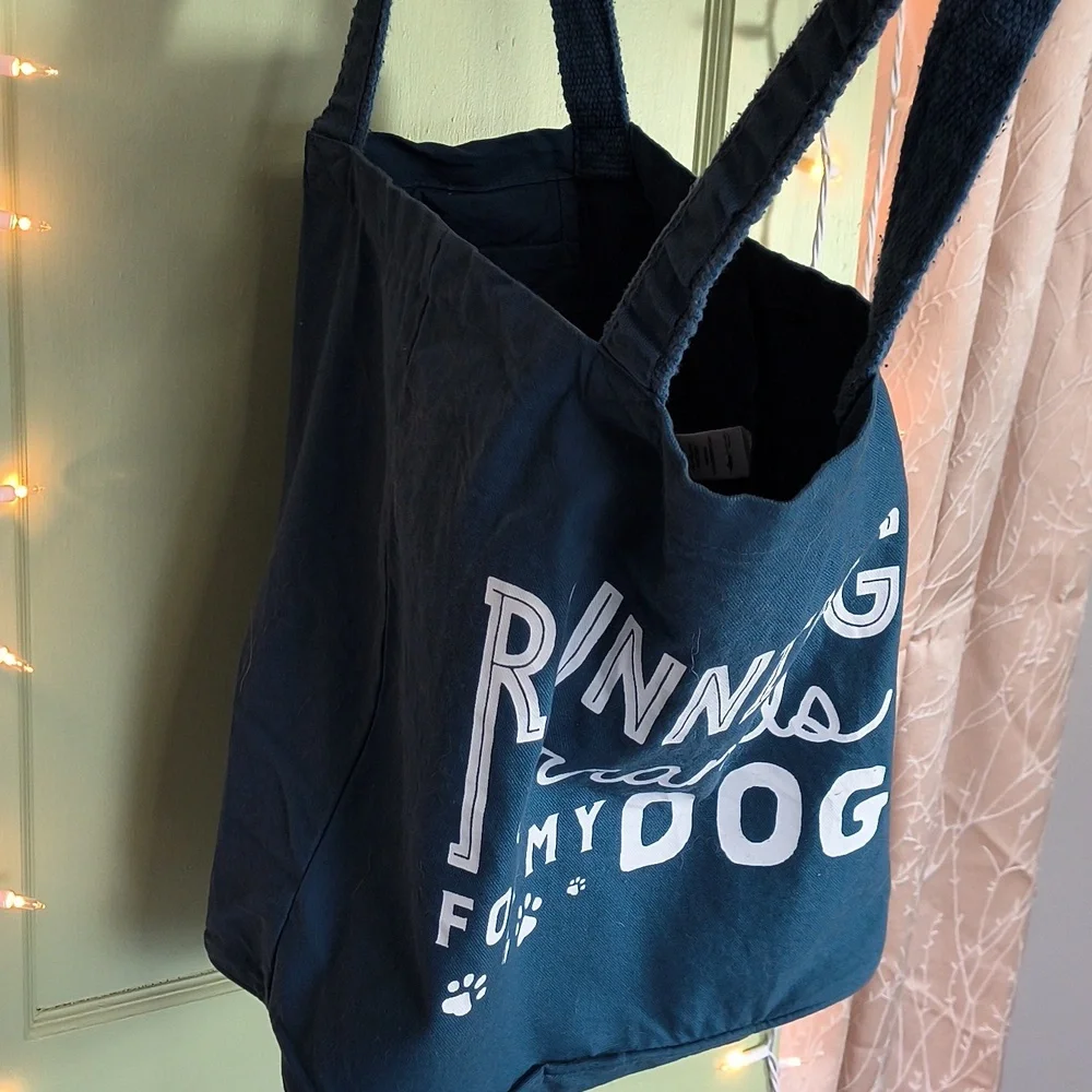 Dog - Signature Running Errands For My Dog Tote Dusty Country Blue